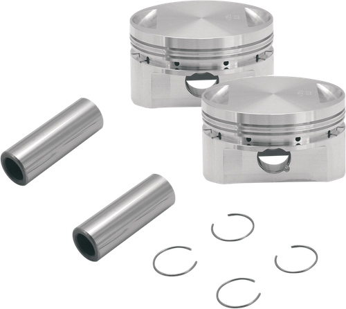 S&S CYCLE - 106-5554 - Piston Kit - For 89” Stroker Kit - 3.500” - Standard