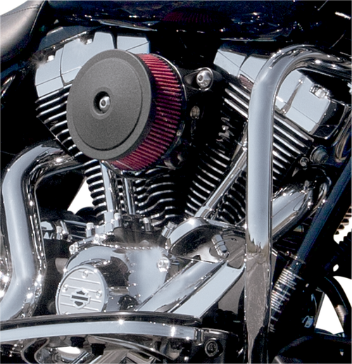 S&S CYCLE - 170-0124 - Air Cleaner Cover - Bob Dome - Black