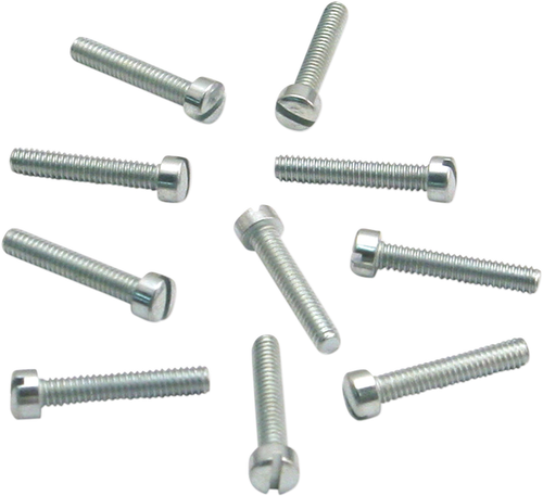 S&S CYCLE - 50-0150 - Slotted Flat Head Screws - 10-Pack