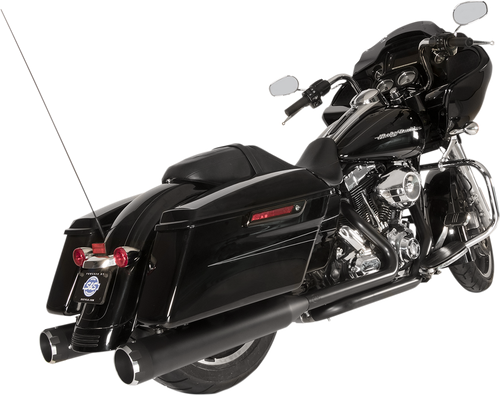 S&S CYCLE - 550-0679B - El Dorado Dual Exhaust System - Black - Black Thruster