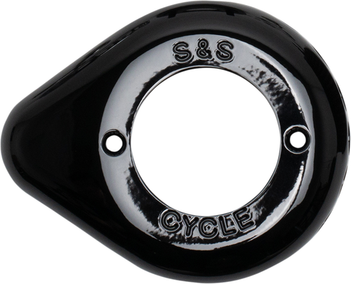 S&S CYCLE - 170-0686 - Air Cleaner Cover - Air Stinger Teardrop - Gloss Black