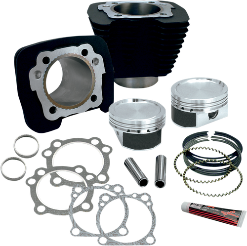 S&S CYCLE - 910-0687 - 1200cc Conversion Kit - XL883 - Wrinkle Black