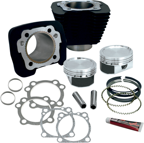 S&S CYCLE - 910-0687 - 1200cc Conversion Kit - XL883 - Wrinkle Black
