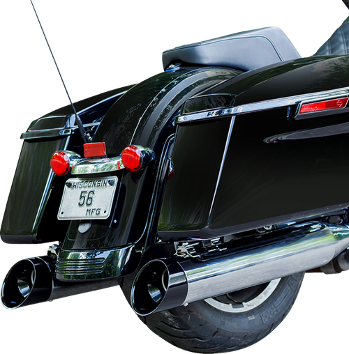 S&S CYCLE - 550-1017 - 4-1/2” Chrome MK45 Cutlass Performance Mufflers