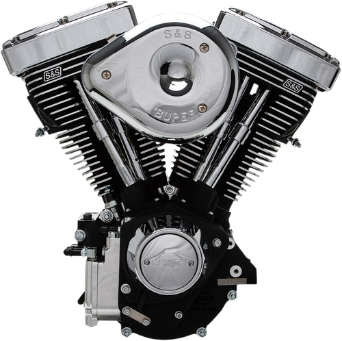 S&S CYCLE - 31-9156 - V96R Series Engine - Black - Custom Chassis | Evolution Big Twin