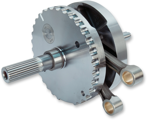 S&S CYCLE - 320-0350 - Flywheel - 4-3/8” - with Sprocket Bearing Race - Touring '07-'17 | Dyna '06-'17