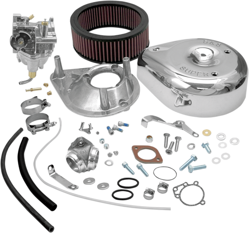 S&S CYCLE - 11-0402 - Super E Carburetor Kit with Manifold - Shovelhead