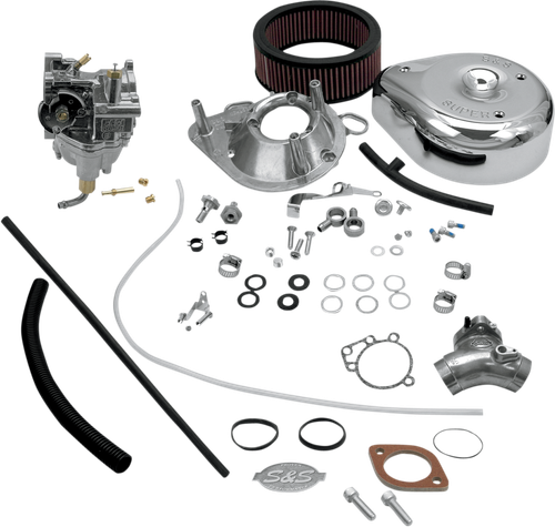S&S CYCLE - 11-0450 - Super E Carburetor Kit with Manifold - Twin Cam