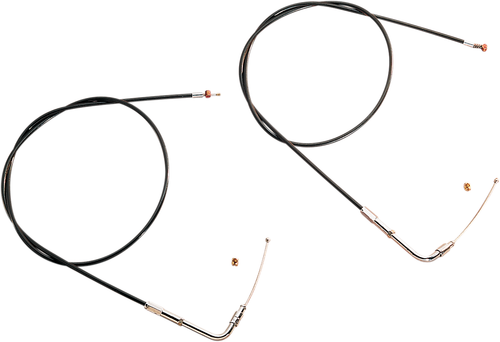S&S CYCLE - 19-0440 - Black Vinyl Throttle Cable - 42” - Black