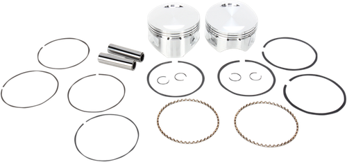 S&S CYCLE - 92-1410 - Piston Kit - For 113” Super Sidewinder - 4.000” - Standard