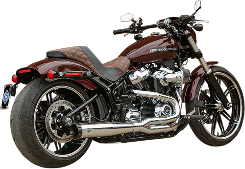 S&S CYCLE - 550-0847B - 2:1 50 State Exhaust for M8 Softail - Chrome