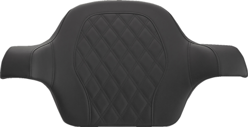 SADDLEMEN - 814-07-TPACK-SU - Tour-Pak Backrest Pad - Step-Up - Lattice Stitch - Black - FL '14-'23