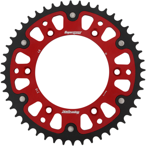 SUPERSPROX - RST-210-48-RED - Stealth Rear Sprocket - 48 Tooth - Red - Honda