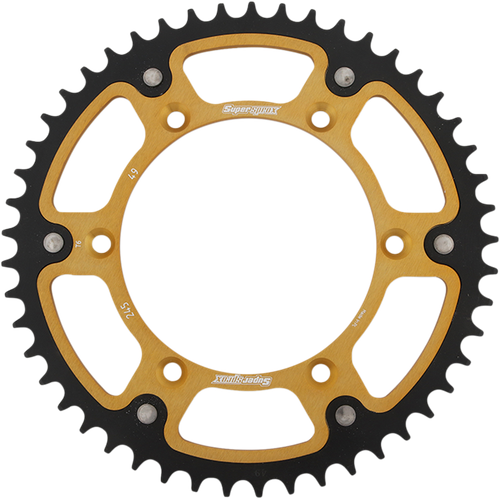 SUPERSPROX - RST-245-49-GLD - Stealth Rear Sprocket - 49 Tooth - Gold - Yamaha
