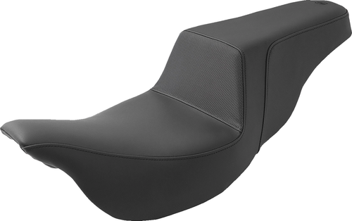 SADDLEMEN - 808-07B-174 - Step-Up Seat - Gripper - Black - FL '08-'24