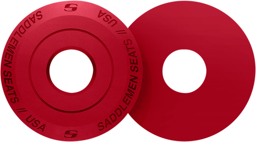 SADDLEMEN - 14707RD - Fender Seat Washer - Red