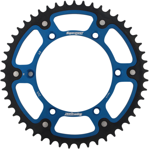 SUPERSPROX - RST-245-49-BLU - Stealth Rear Sprocket - 49 Tooth - Blue - Yamaha