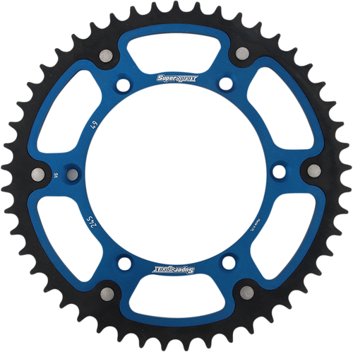 SUPERSPROX - RST-245-49-BLU - Stealth Rear Sprocket - 49 Tooth - Blue - Yamaha