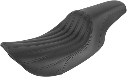 SADDLEMEN - 897-06-047K - Knuckle Profiler Seat - Black - FLH '97-'07