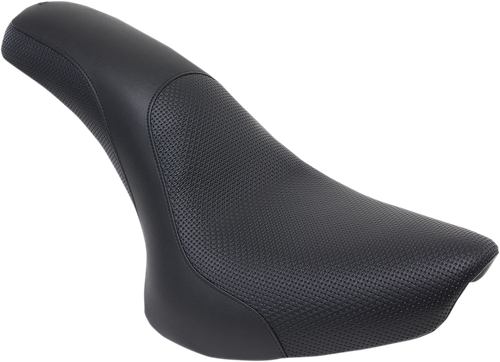SADDLEMEN - 800-01-147 - Profiler Basketweave Seat - Black - Softail '00-'05