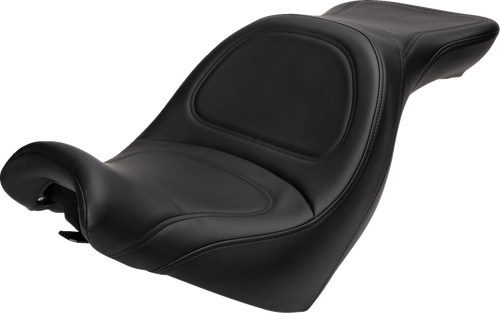 SADDLEMEN - S05-06-029 - Seat - Explorer - without Backrest - Stitched - Black - C50