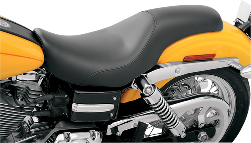 SADDLEMEN - 806-04-047 - Seat - Profiler - Black - Smooth - Dyna '06-'17