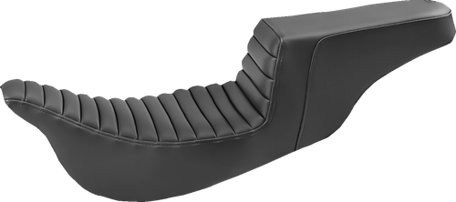 SADDLEMEN - 808-07B-171EXT - Step-Up Seat - Extended Reach - Tuck-n-Roll - Black - FL '08-'24