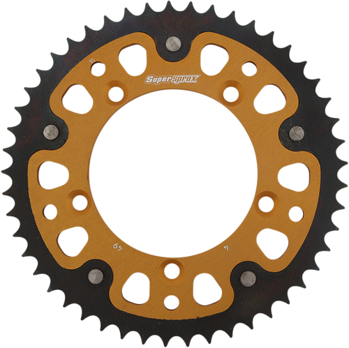 SUPERSPROX - RST-4-49-GLD - Stealth Rear Sprocket - 49 Tooth - Gold - KTM