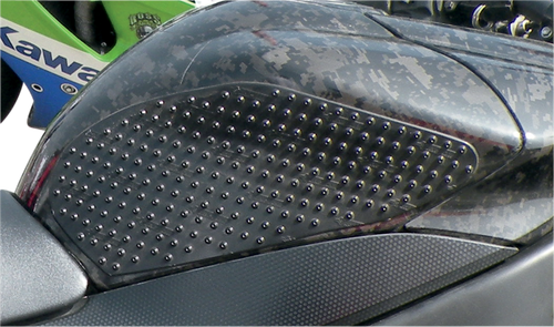 STOMPGRIP - 55-10-0006B - Tank Grips - Volcano - Black - Yamaha - YZF '07-'08