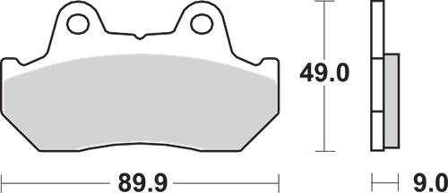 SBS - 572HF - HF Brake Pads - Honda