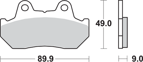 SBS - 572HF - HF Brake Pads - Honda