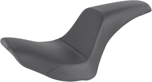 SADDLEMEN - 800-23-047 - Seat - Profiler - Black - Smooth - FLSTC '06-'17