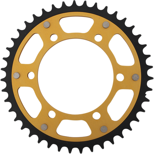 SUPERSPROX - RST-486-43-GLD - Stealth Rear Sprocket - 43 Tooth - Gold - Kawasaki/Yamaha/Suzuki