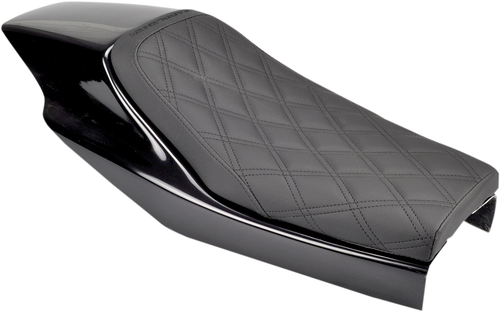 SADDLEMEN - Z4204 - Eliminator Seat - Black - Lattice Stitched