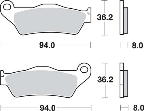 SBS - 671SI - Off-Road Sintered Brake Pads