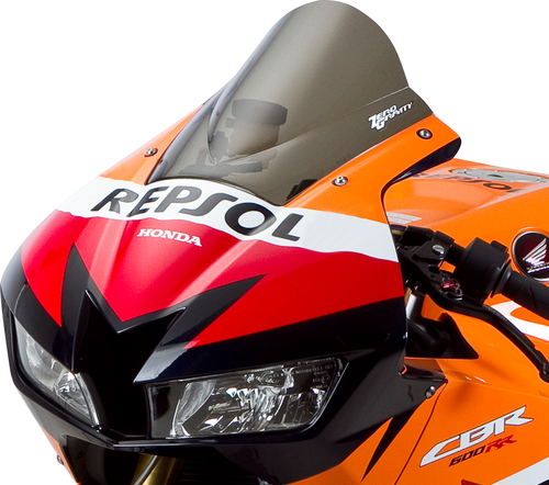 ZERO GRAVITY - 16-408-02 - Double Bubble Windscreen - Smoke - 600RR