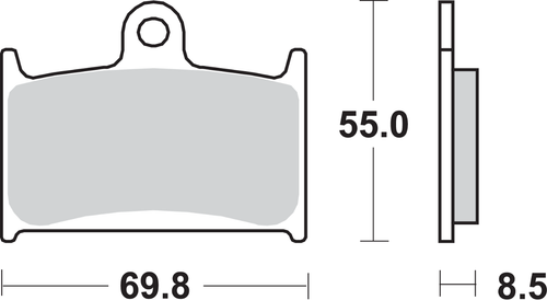 SBS - 624HS - HS Brake Pads - Triumph - 624HS