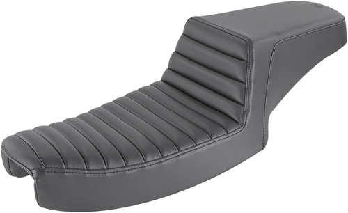SADDLEMEN - 891-04-171 - Step-Up Seat - Front Tuck-n-Roll - Black - Dyna