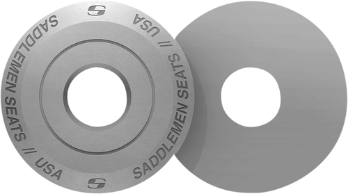 SADDLEMEN - 14707SR - Fender Seat Washer - Silver