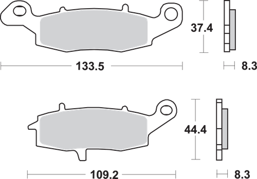 SBS - 704HS - HS Brake Pads - V-Strom - 704HS