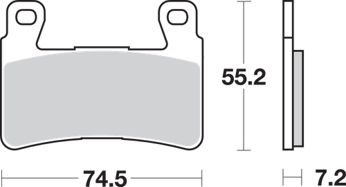 SBS - 734HS - HS Brake Pads - Honda - 734HS