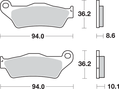 SBS - 742LS - LS Brake Pads - Yamaha