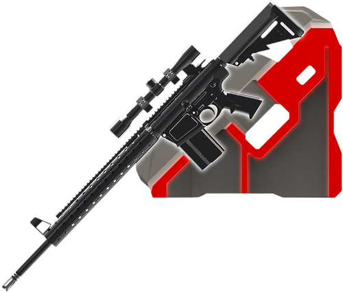 SEIZMIK - 58-07500 - ICOS in Cab on Seat Gun Rack 2 AR