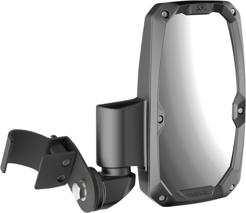 SEIZMIK - 56-18106 - Mirrors - Embark - Side View - Rectangle - Black - Polaris Pro-Fit/Can Am Profiled ROPS - Pair