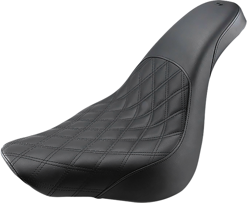 SADDLEMEN - 818-27-149 - Profiler Seat - Front Lattice/Rear Smooth - Black - FL/FX '18-'23