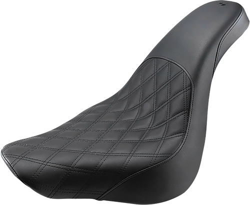 SADDLEMEN - 818-27-149 - Profiler Seat - Front Lattice/Rear Smooth - Black - FL/FX '18-'23