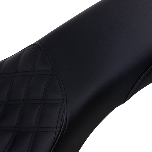SADDLEMEN - 818-30-149 - Profiler Seat - Front Lattice/Rear Smooth - Black - FX '18-'24