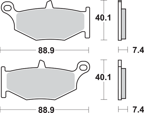 SBS - 833HF - HF Brake Pads - GSX 1300