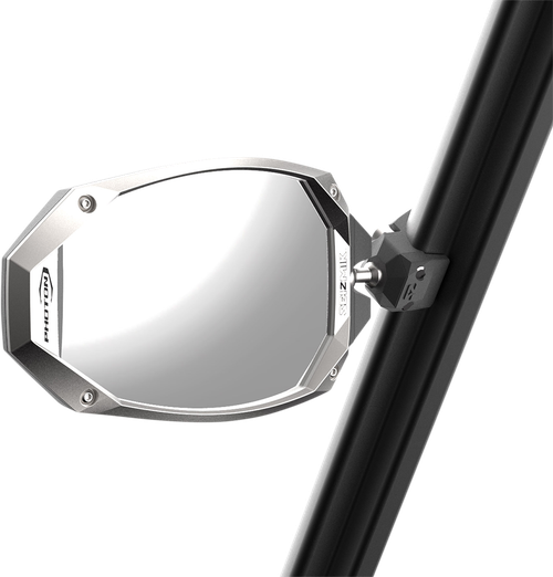 SEIZMIK - 56-18109 - Mirrors - Photon - Side View - Oval - Black/Silver - Polaris Pro Fit/Can Am Profiled ROPS - Pair