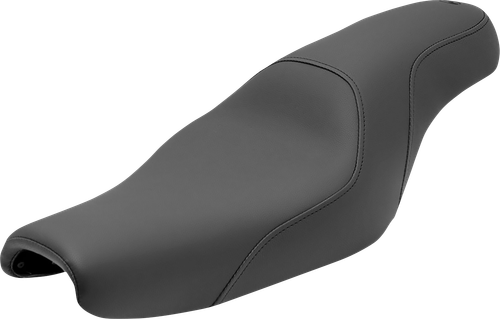 SADDLEMEN - 807-11-047 - Seat - Profiler - Black - Smooth - Sportster '04-'22